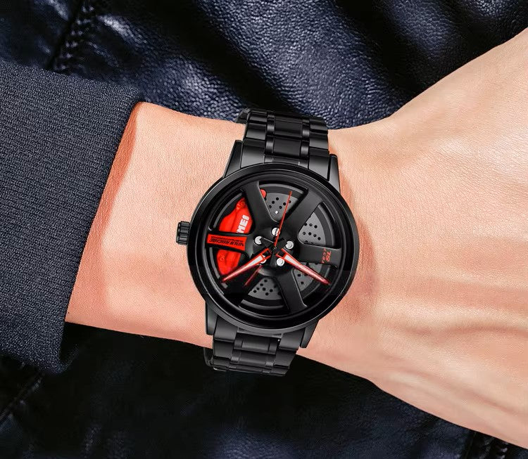 Dönen Tekerlek motifli SKMEİ Saat (Model:1787A)