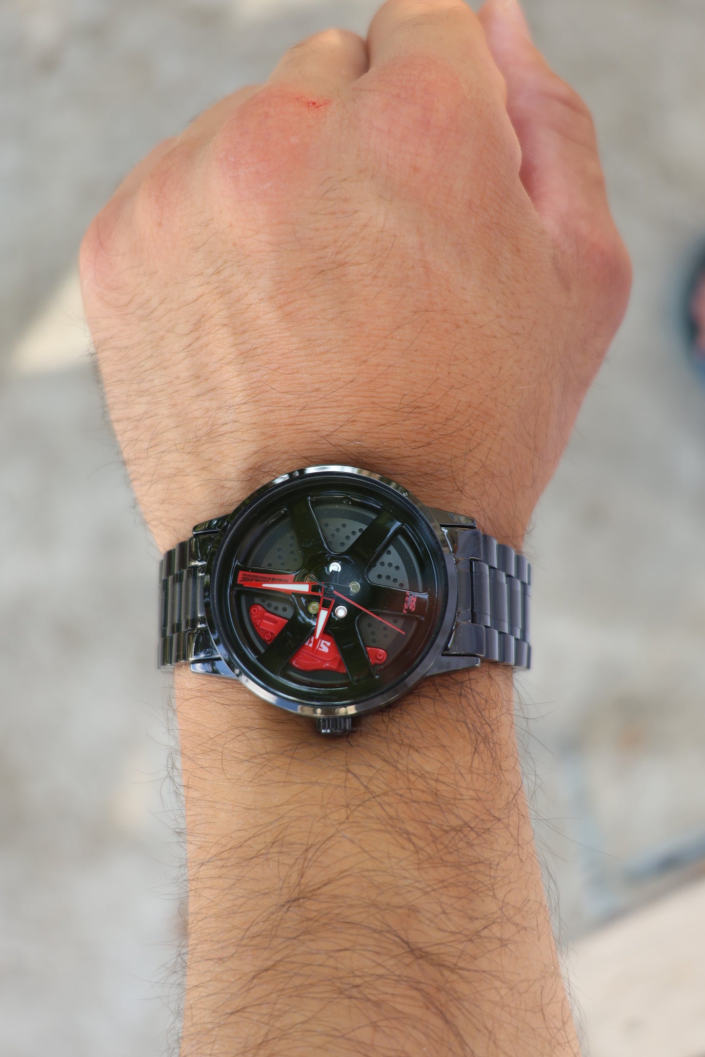 Dönen Tekerlek motifli SKMEİ Saat (Model:1787A)